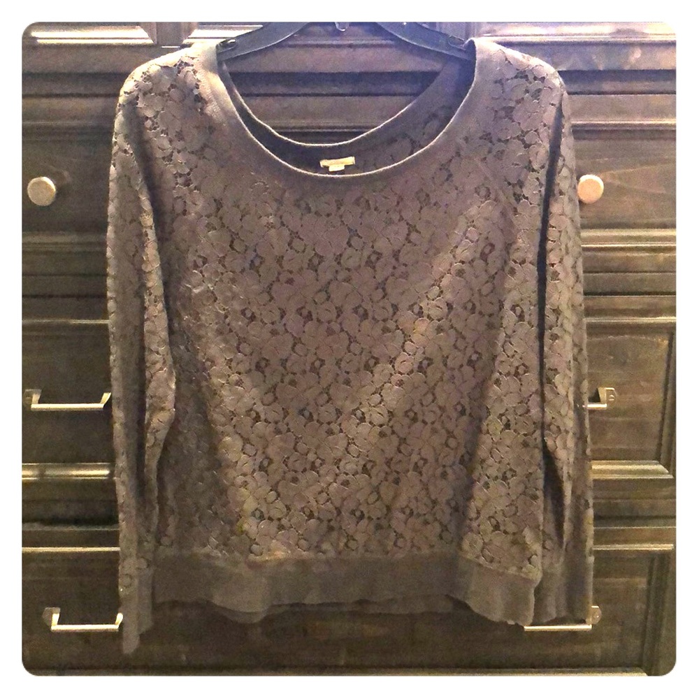 Lace Aerie Long sleeve top